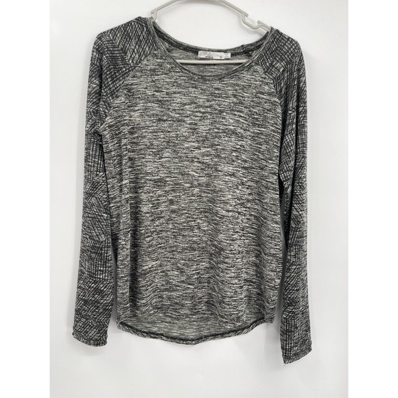 prAna Woman Long-Sleeve Crew Neck Top Gray‎ Size Medium - Picture 1 of 7